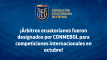 FEF: ¡Árbitros ecuatorianos fueron designados por CONMEBOL para competiciones internacionales en octubre!